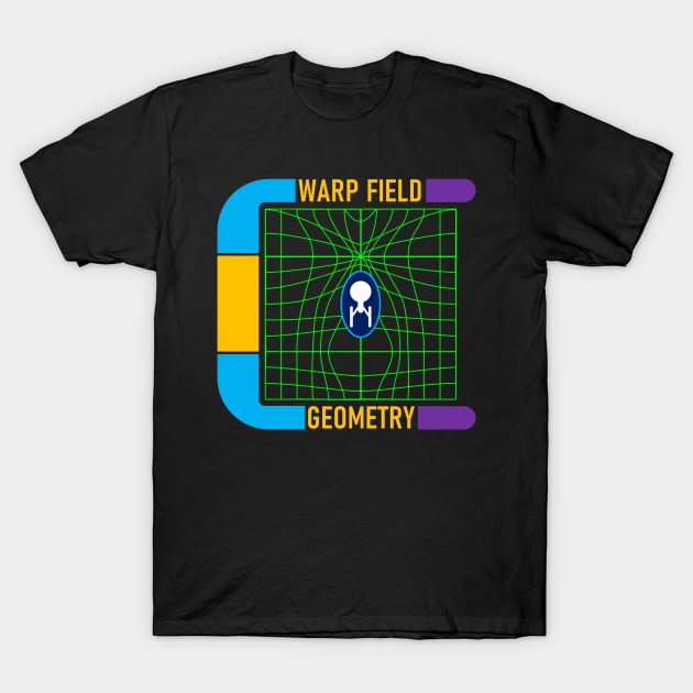 LCARS Warp Field Geometry T-Shirt by IORS